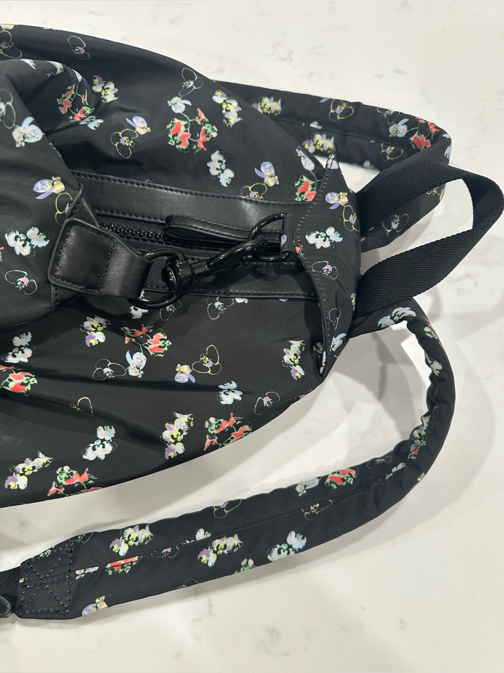 Rebecca Minkoff Floral Print Nylon Julian Backpack Bag - Flowers - Picture 3 of 14